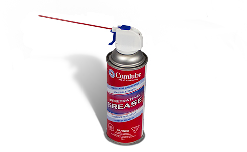 a canister of PM+ Penetrating Grease Aerosol